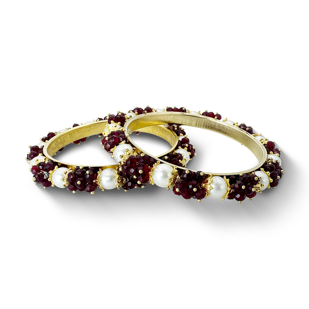 Gajra Crystal Bangle Chori - GCBC - 001