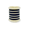 Black Velvet Bangle Set with Pearl Accents – Party Jewelry for Women
