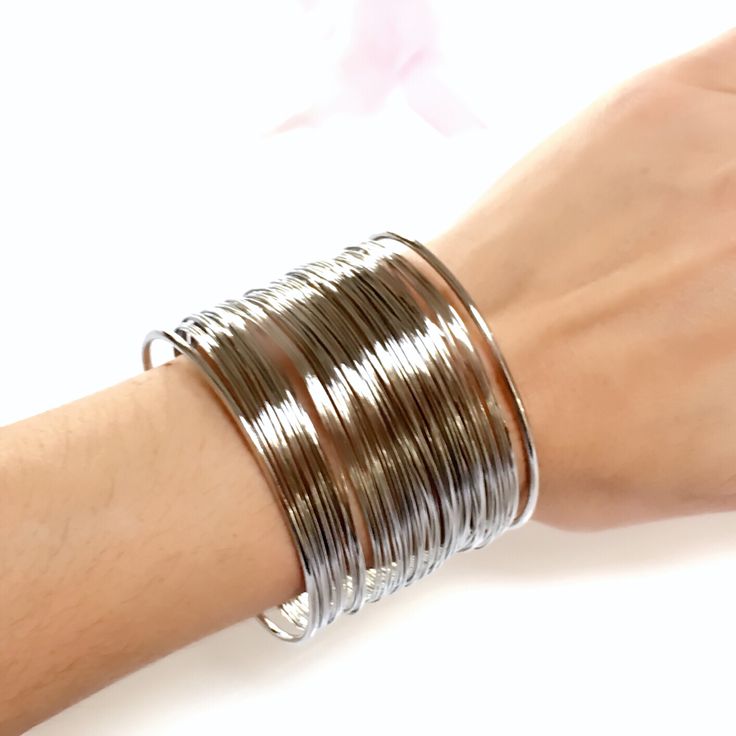 Silver Metal Bangles