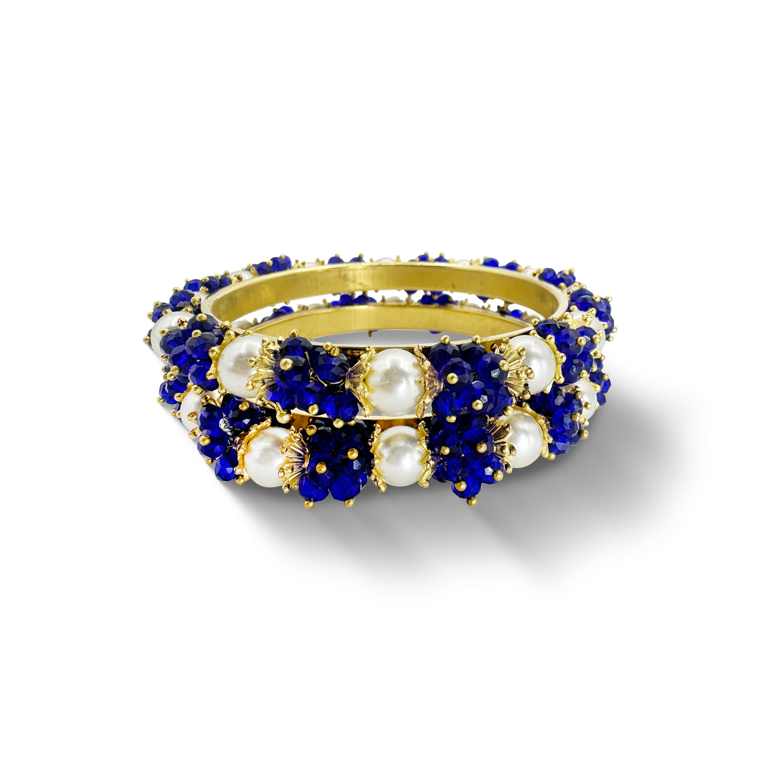 Gajra Crystal Bangle Chori - GCBC - 004