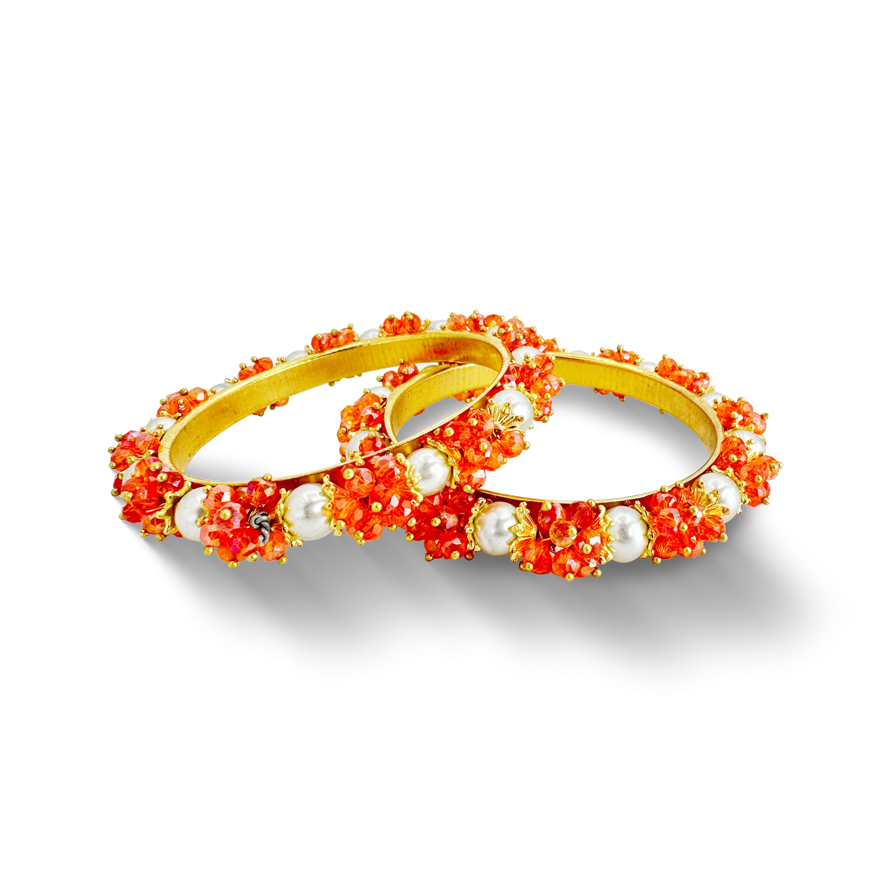 Gajra Crystal Bangle Chori - GCBC - 005