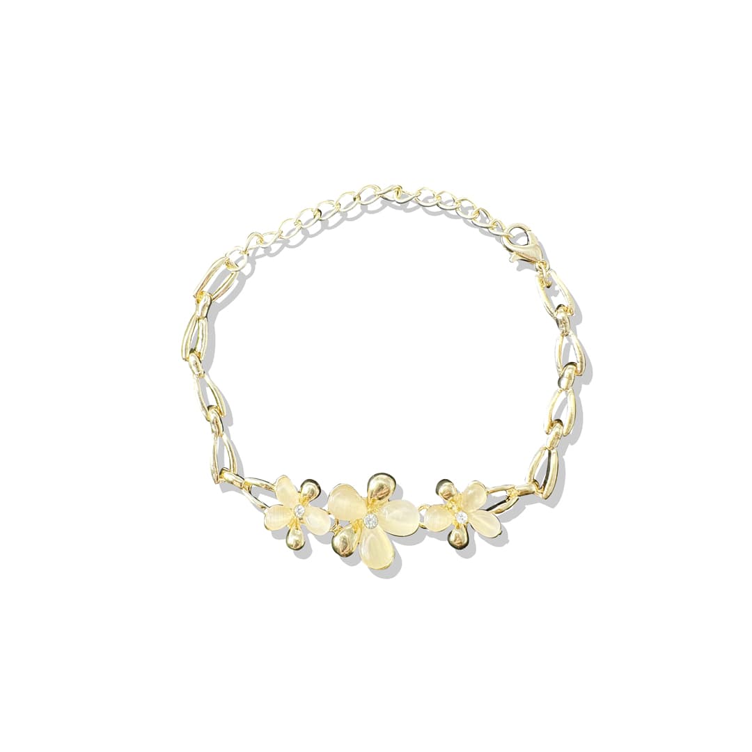 Gold Flower Bolo Bracelet - 57