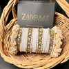 Bridal Velvet Bangle Set