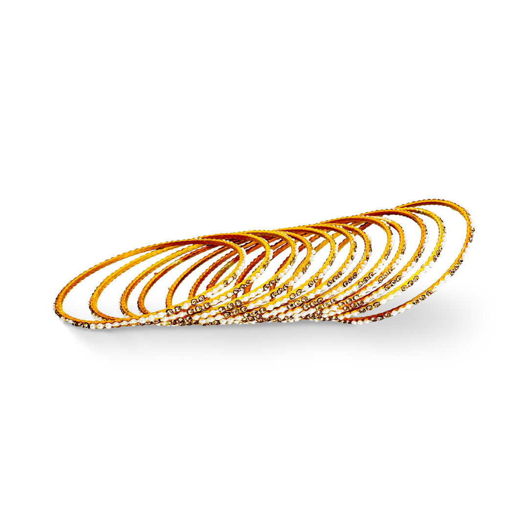 Metal Bangles(Set of 12 ) - MTB - 011