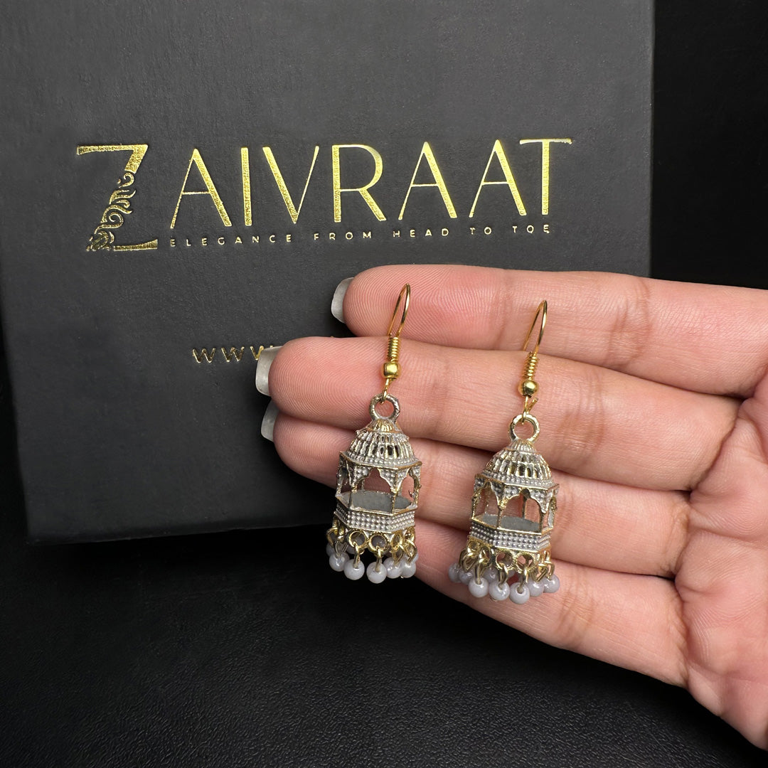 Grey Afghani Jhumki