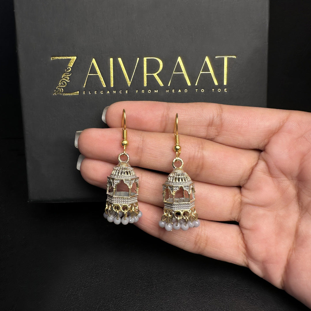 Grey Afghani Jhumki