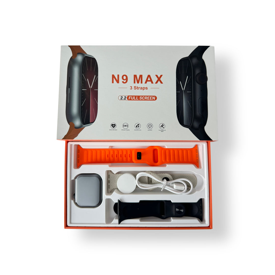 N9 Max Smart Watch With 3 Straps